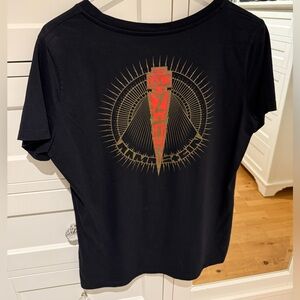 Rammstein Band Zeit XL Women’s T-Shirt Black W/Red Gold Zeit Graphic